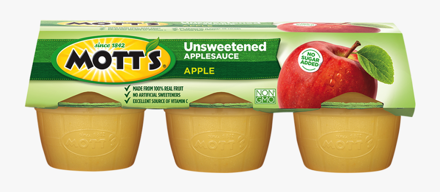 Mott's Unsweetened Applesauce, Transparent Clipart