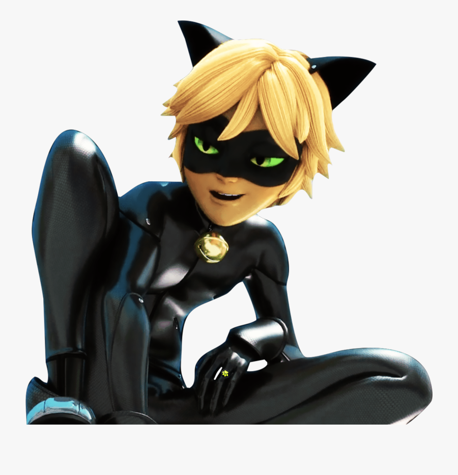 Clip Art Imagens Do Cat Noir - Chat Noir Miraculous Png, Transparent Clipart