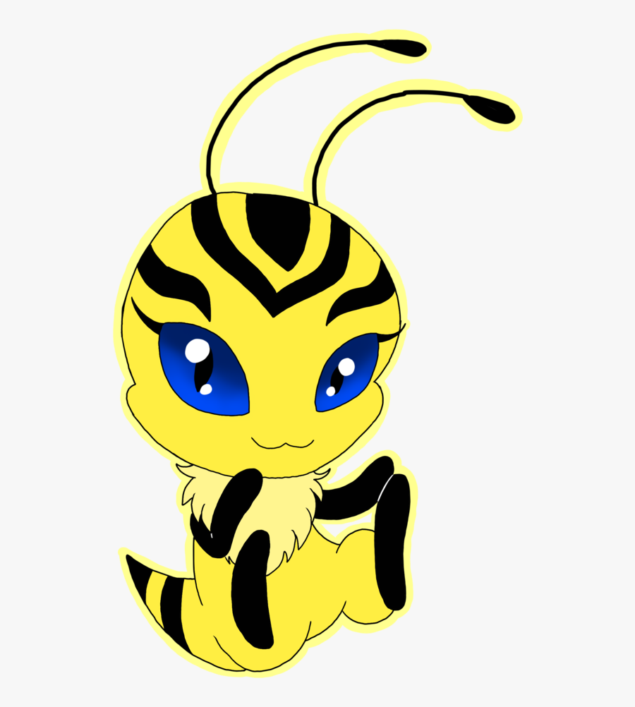 Image - Miraculous Ladybug Queen Bee Kwami, Transparent Clipart