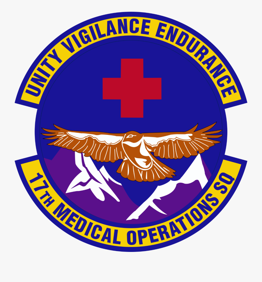 17th Medical Operations Squadron Emblem - Fighter Squadron, Transparent Clipart