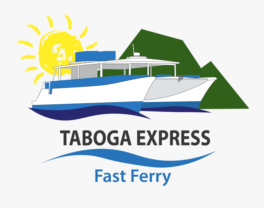 Ferry Clipart Panama Canal - Taboga Express Logo, Transparent Clipart