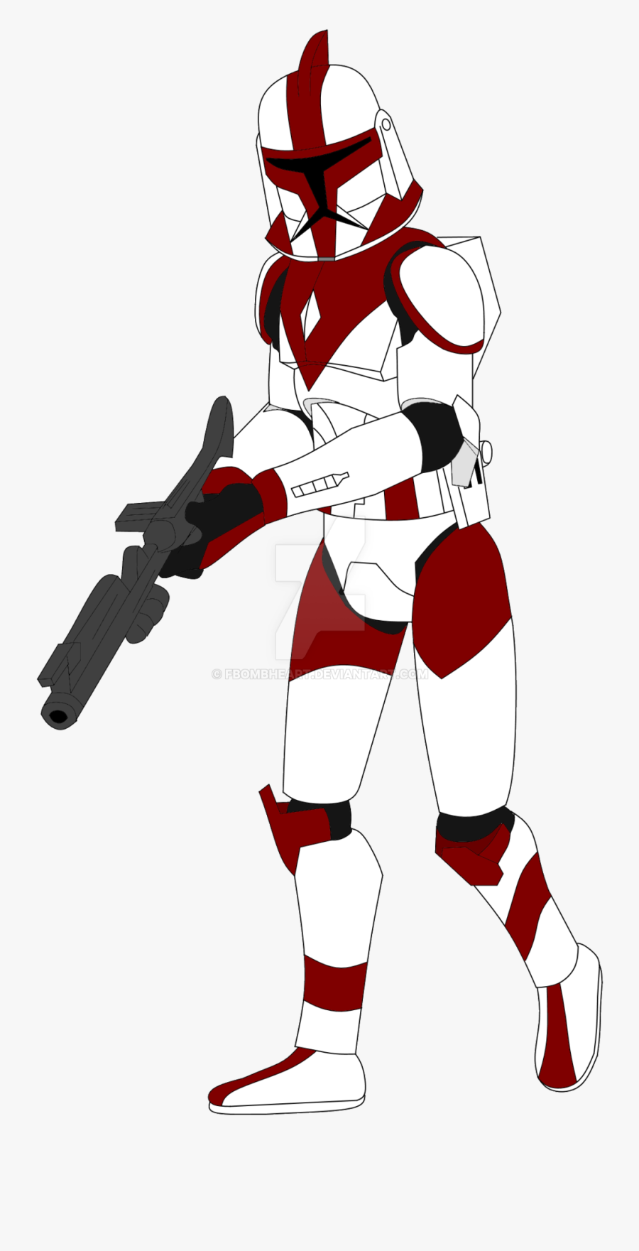 192nd Legion Trooper By Fbombheart - Cartoon, Transparent Clipart