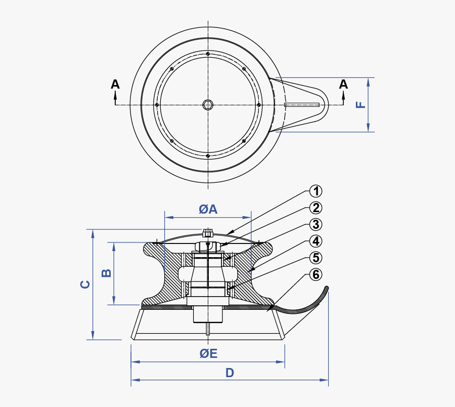 No Svg Support - Pedestal Roller Fairleads Parts, Transparent Clipart