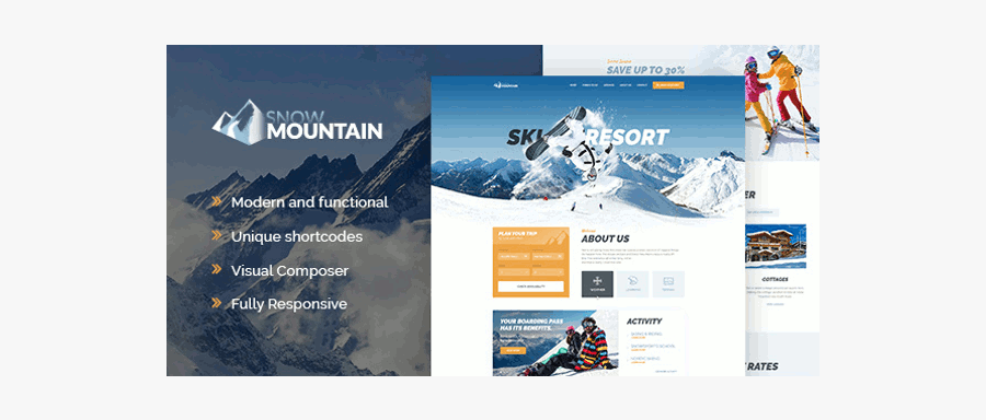 Snow Mountain - Flyer, Transparent Clipart