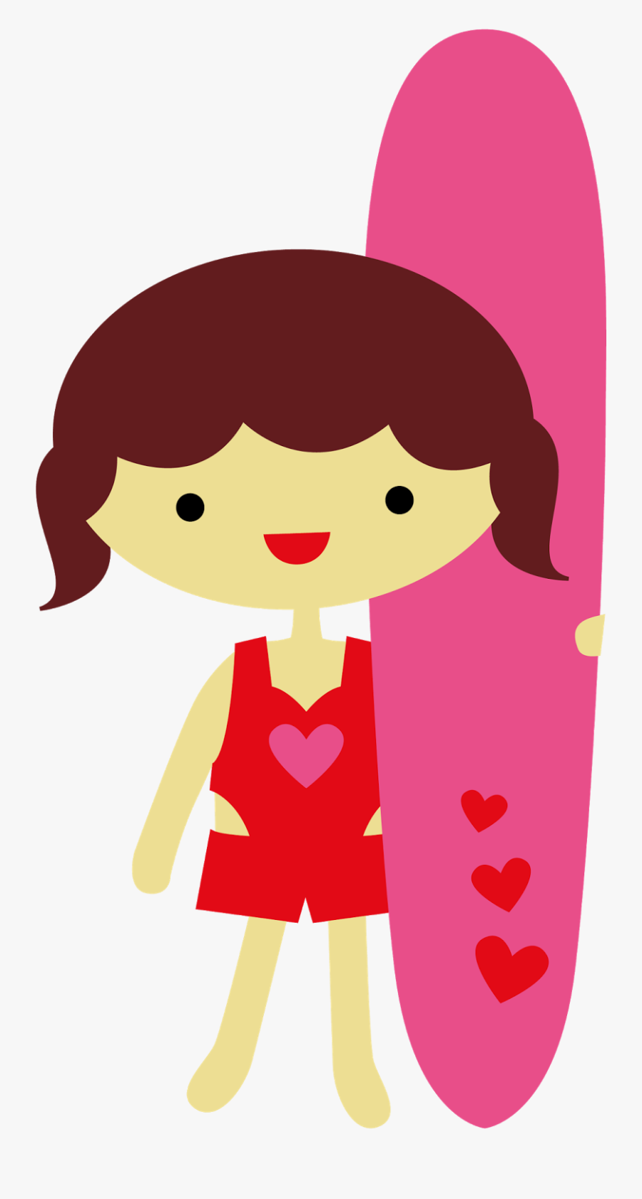 Enjoying The Swimming Pool Clipart - Desenhos De Meninhas, Transparent Clipart