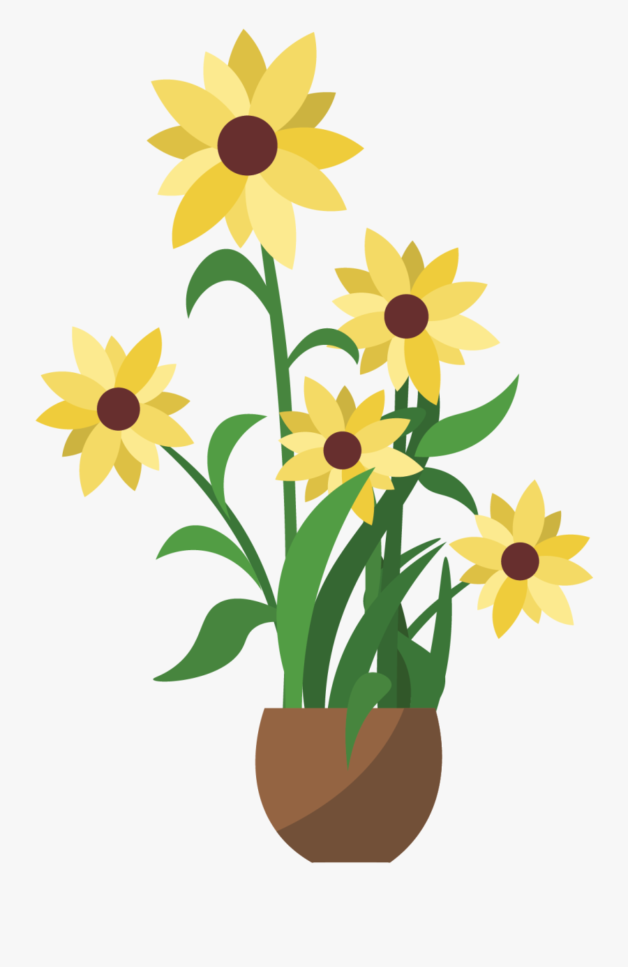 Black-eyed Susan, Transparent Clipart