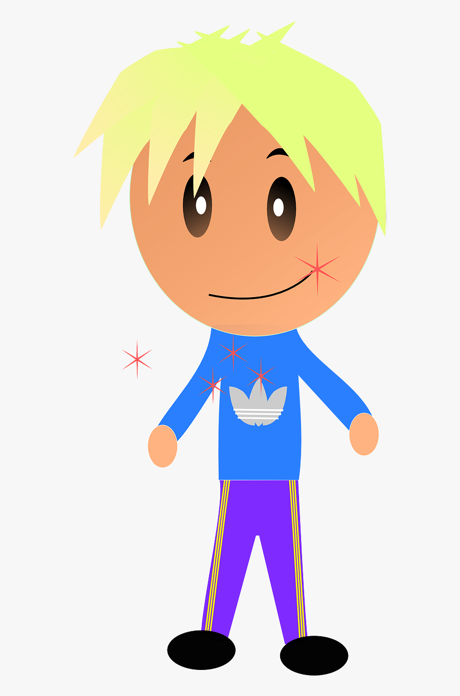 Transparent Anime Guy Png - Anime Blonde Png Boy, Transparent Clipart