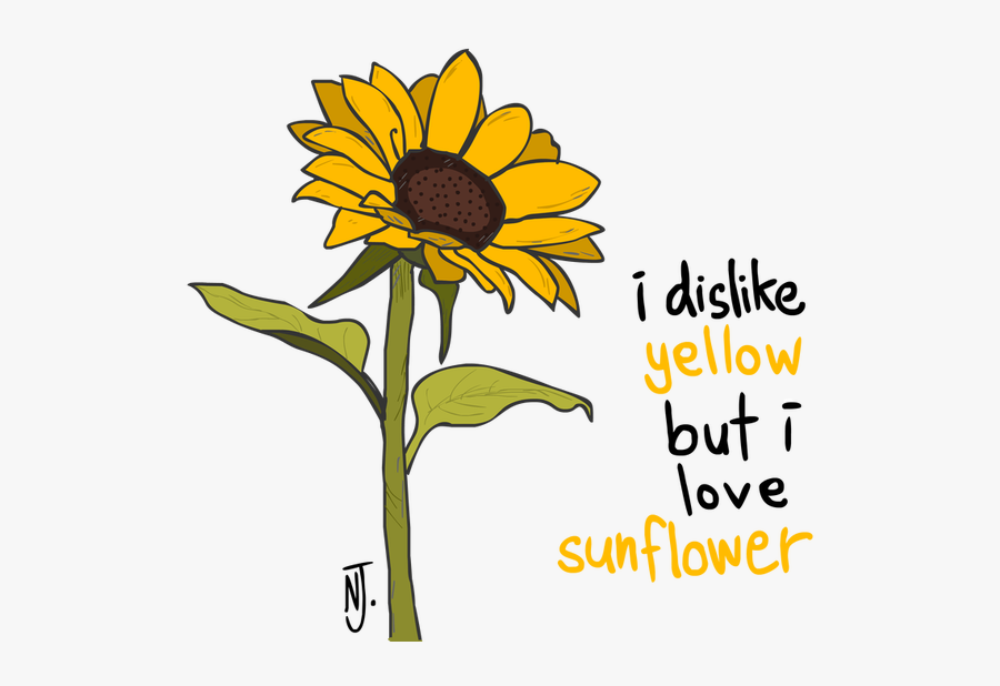 Picture - Aesthetic Sunflower Sticker, Transparent Clipart