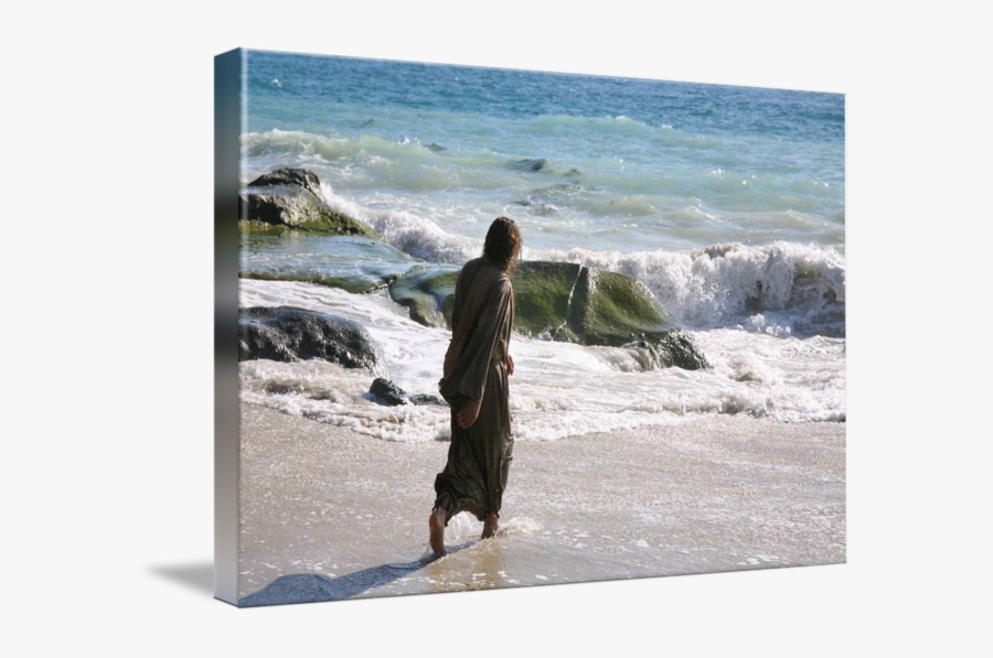 Clip Art Jesus By Alex Acropolis - Beach, Transparent Clipart