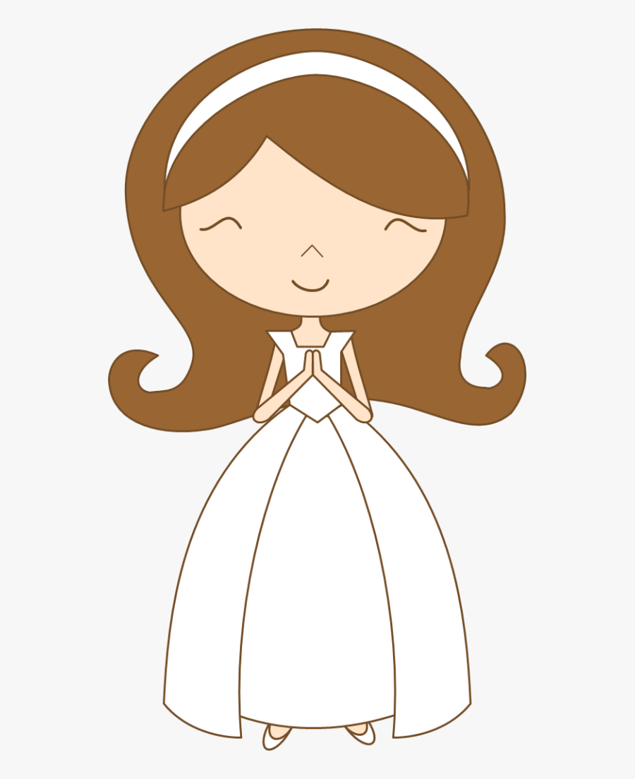 Dibujar - Muñequita Primera Comunion, Transparent Clipart