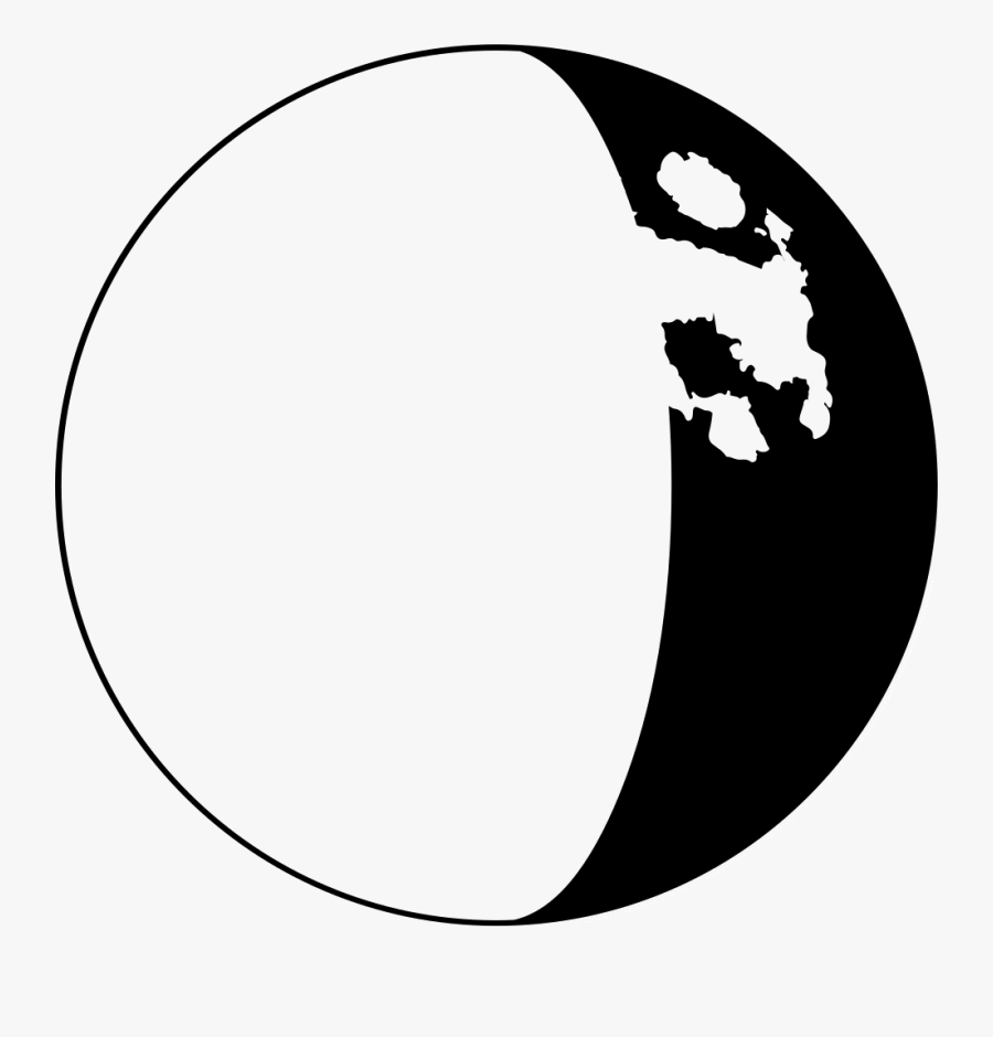 Moon Phase Interface Symbol Comments - Half Moon Clip Art, Transparent Clipart