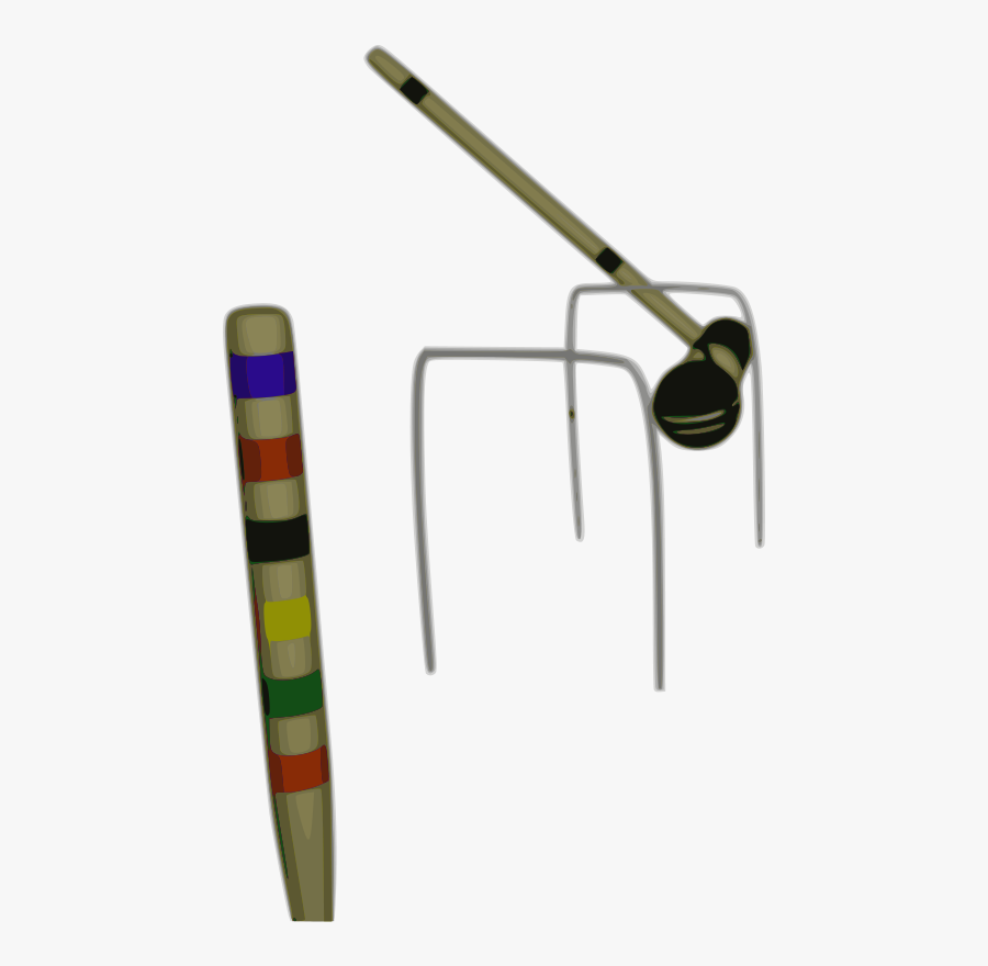 Croquet Action - Bola Palu Dan Gawang, Transparent Clipart
