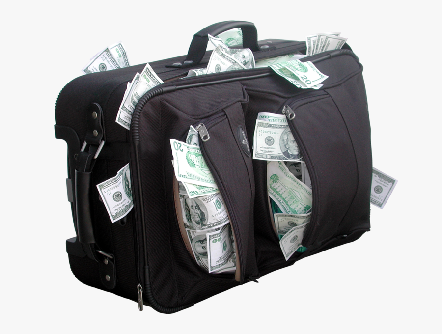 Bag Of Money - Money In Duffle Bag Png, Transparent Clipart