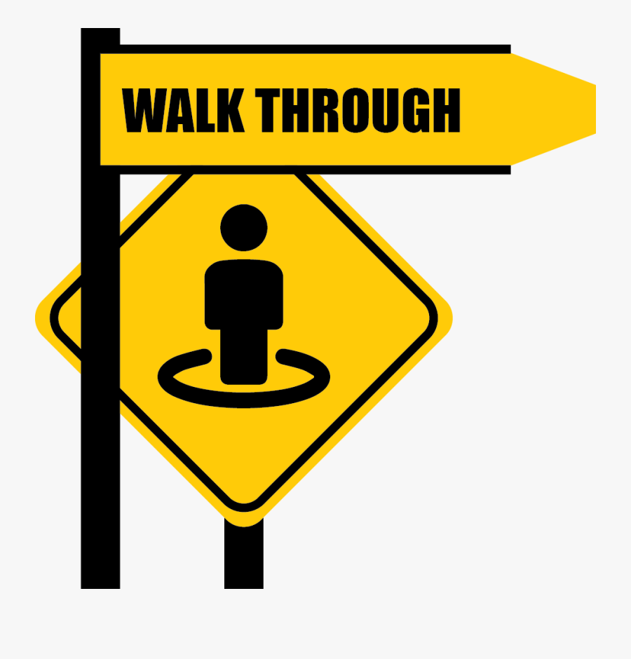 Silostay - Walkthrough - Traffic Sign, Transparent Clipart