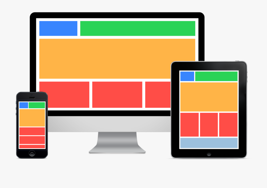 How Responsive Design Works On Different Devices - Digital Display Ads Png, Transparent Clipart