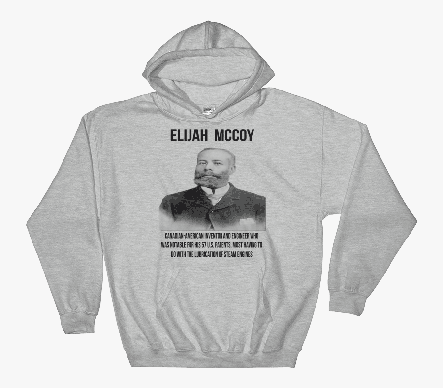 Clip Art Pictures Of Elijah Mccoy - Hoodie, Transparent Clipart