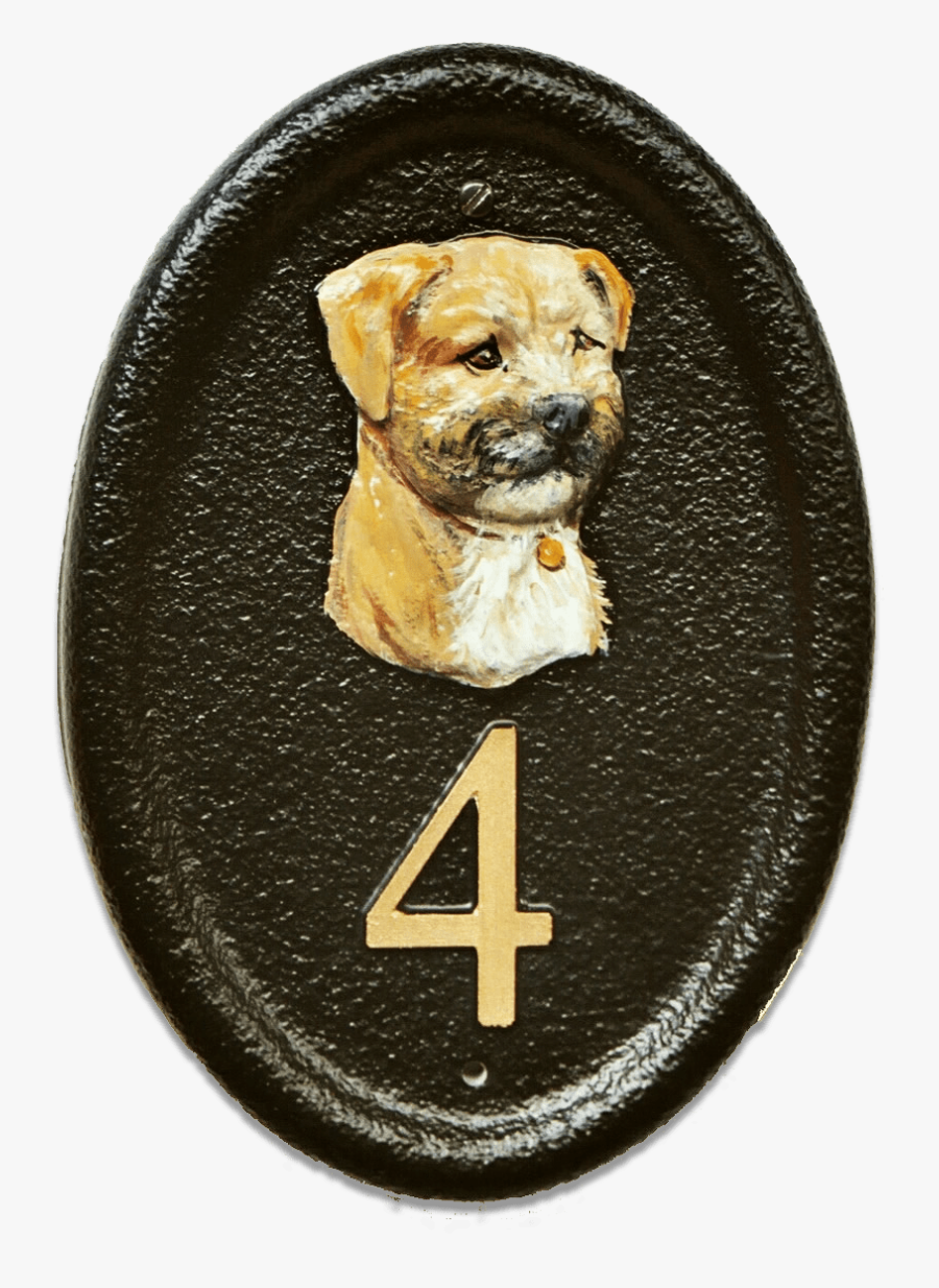 Border Terrier Head House Sign - Labrador Retriever, Transparent Clipart