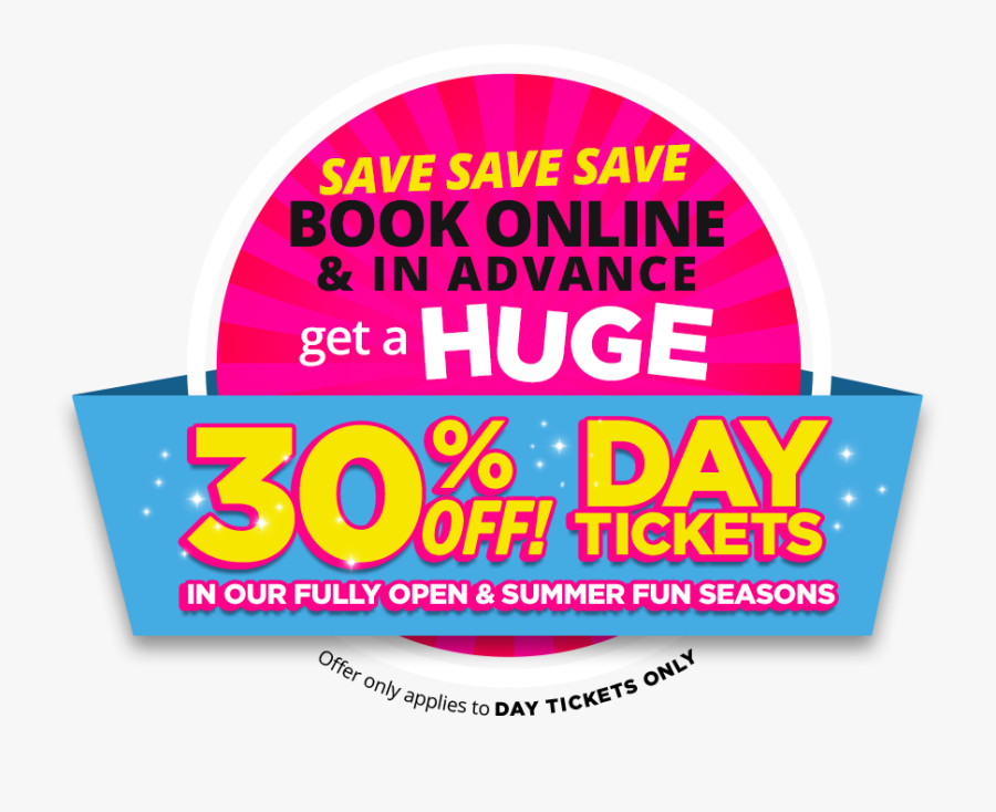 30percent Off Day Tickets, Transparent Clipart