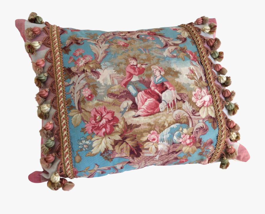 Clip Art French Textile - Cushion, Transparent Clipart