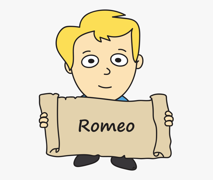 Download Romeo And Juliet Characters Here - Cartoon Romeo And Juliet Characters, Transparent Clipart