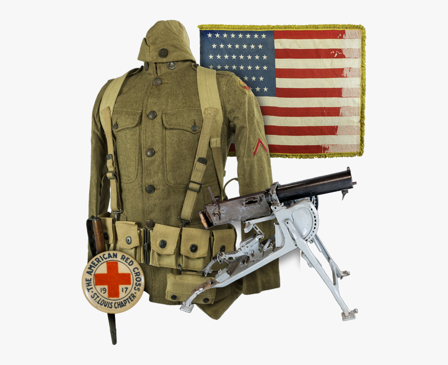 Transparent American Soldier Png - World War One Uniform Artifacts, Transparent Clipart