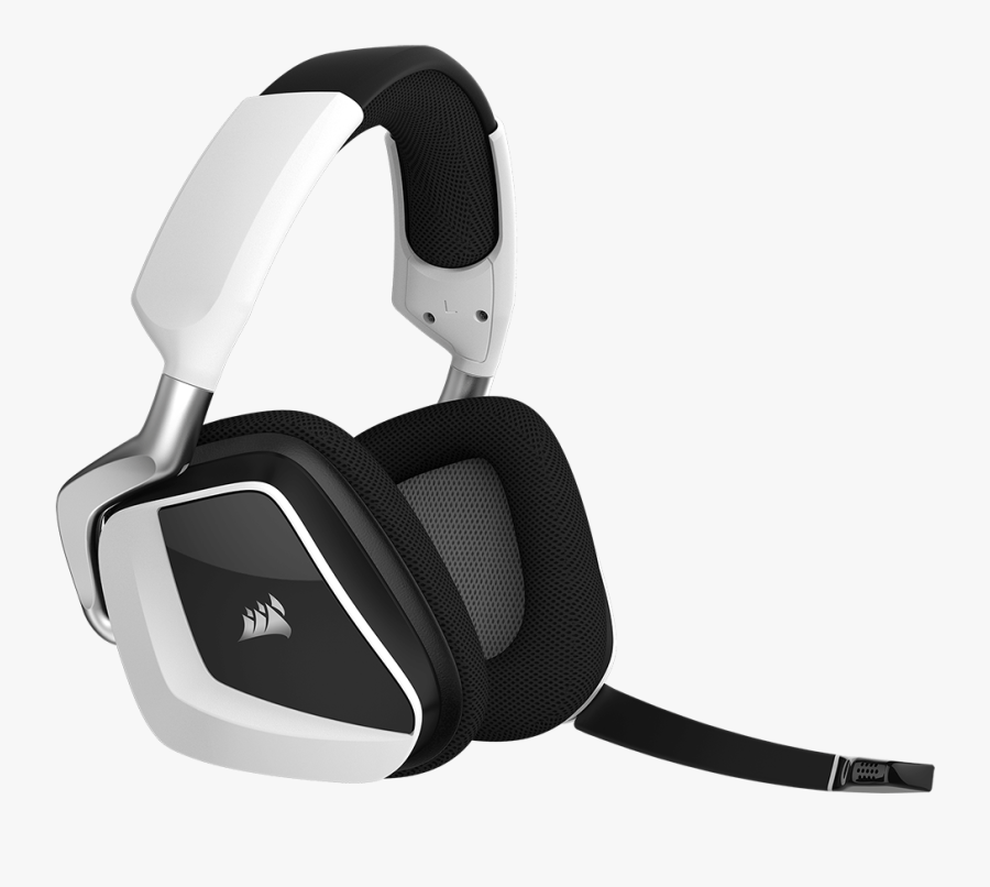 Corsair Void Pro Wireless White, Transparent Clipart