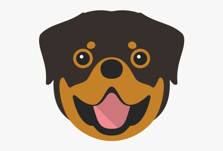Dog Rottweiler Icon Transparent, Transparent Clipart