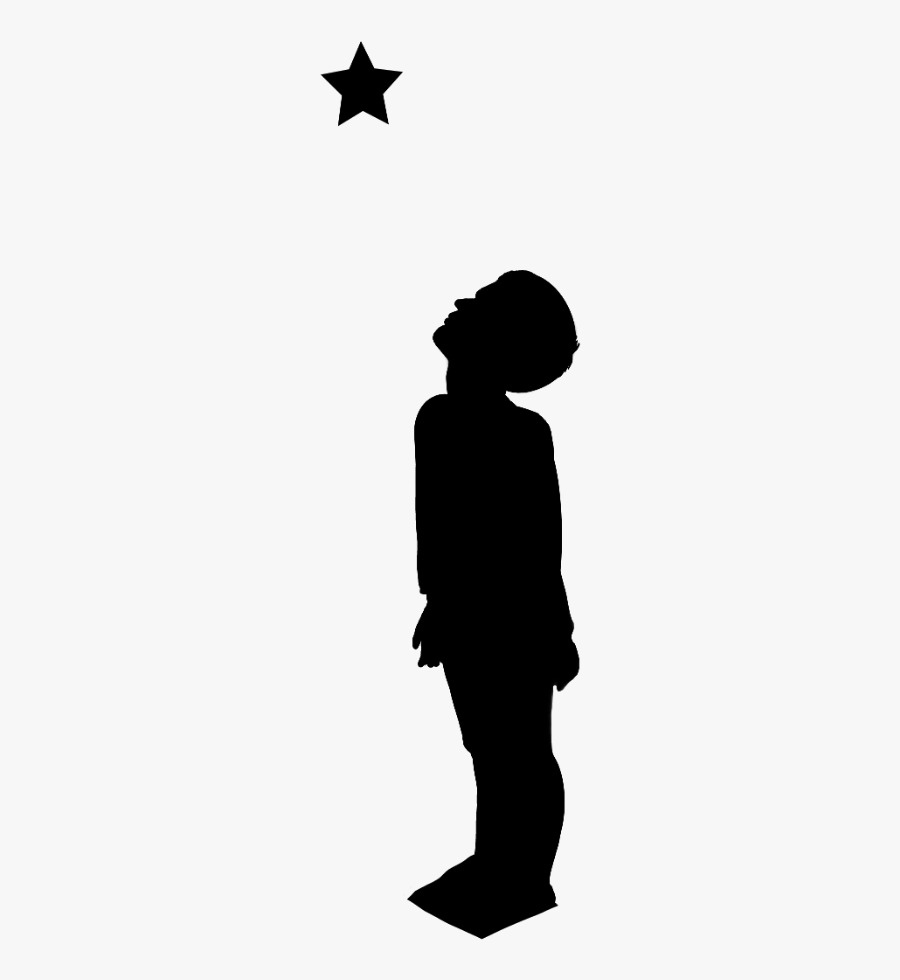 #scsilhouette Ouette #boy #lookingup #people - Person Looking Up Clip Art, Transparent Clipart