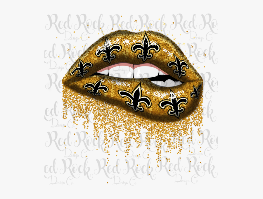 New Orleans Saints Lips Svg Free Transparent Clipart Clipartkey
