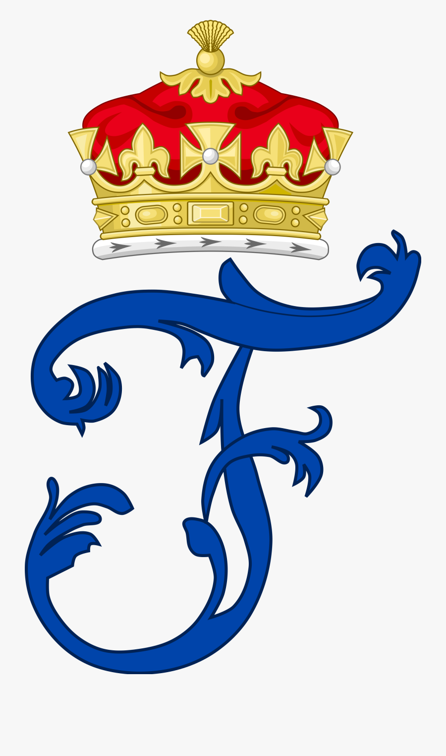 Transparent Royal Crest Clipart - Queen Victoria And Prince Albert Monogram, Transparent Clipart