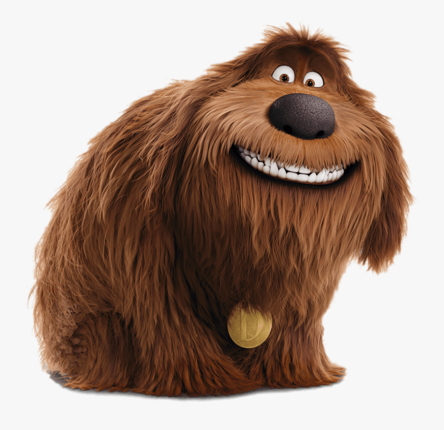 Duke Smiling - Duke From Secret Life Of Pets, Transparent Clipart