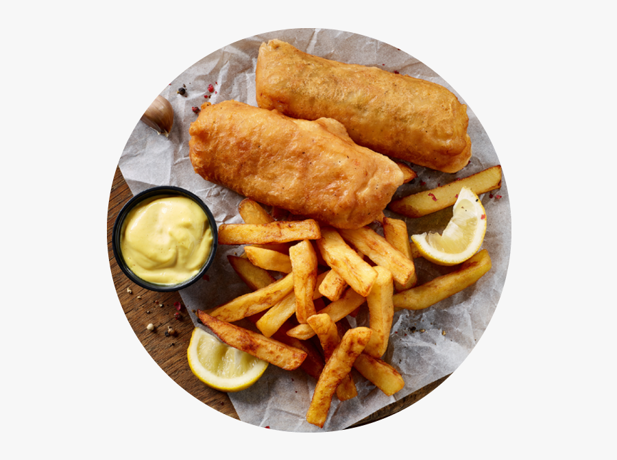 Fish And Chips - Meniu Fish And Chips, Transparent Clipart
