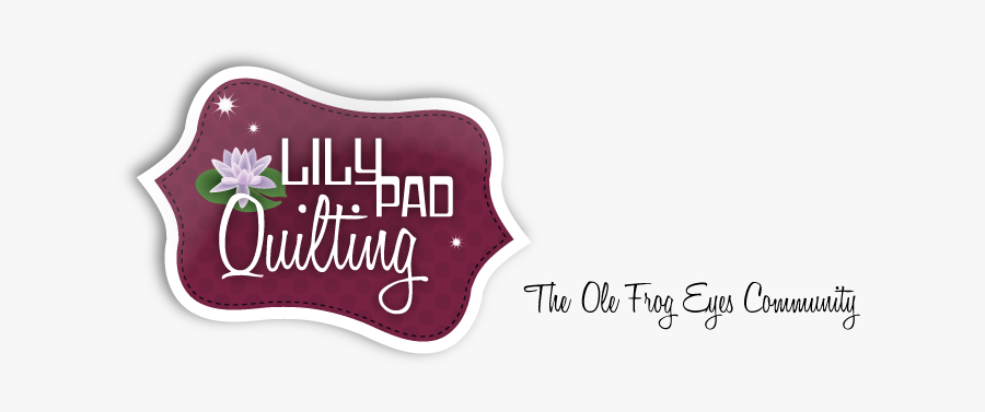 Lily Pad Quilting - Label, Transparent Clipart