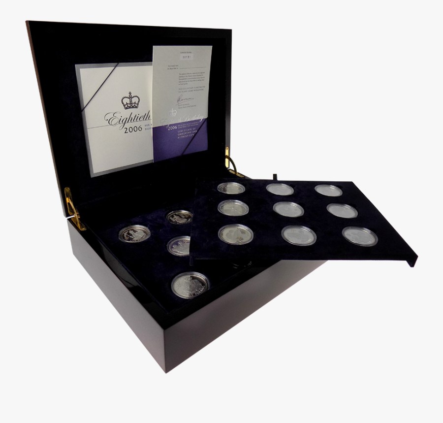 Pre Owned 2006 Uk Queen Elizabeth Ii 80th Birthday - Queen Elizabeth 11 80th Birthday Silver Proofs 2006, Transparent Clipart