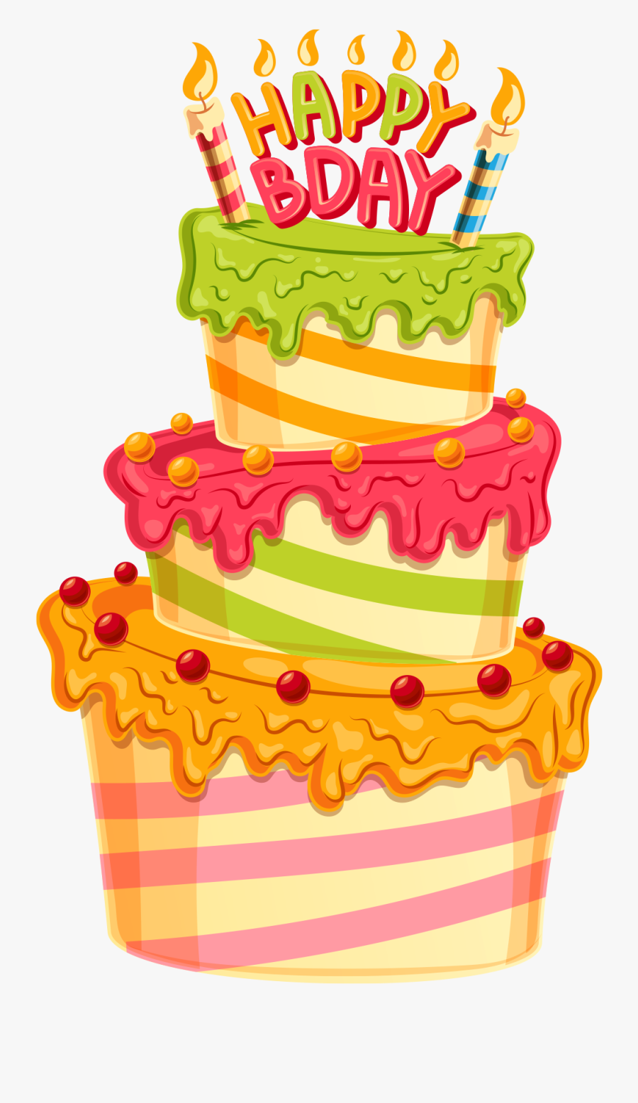 Birthday Cake Png - Tortas Vector, Transparent Clipart