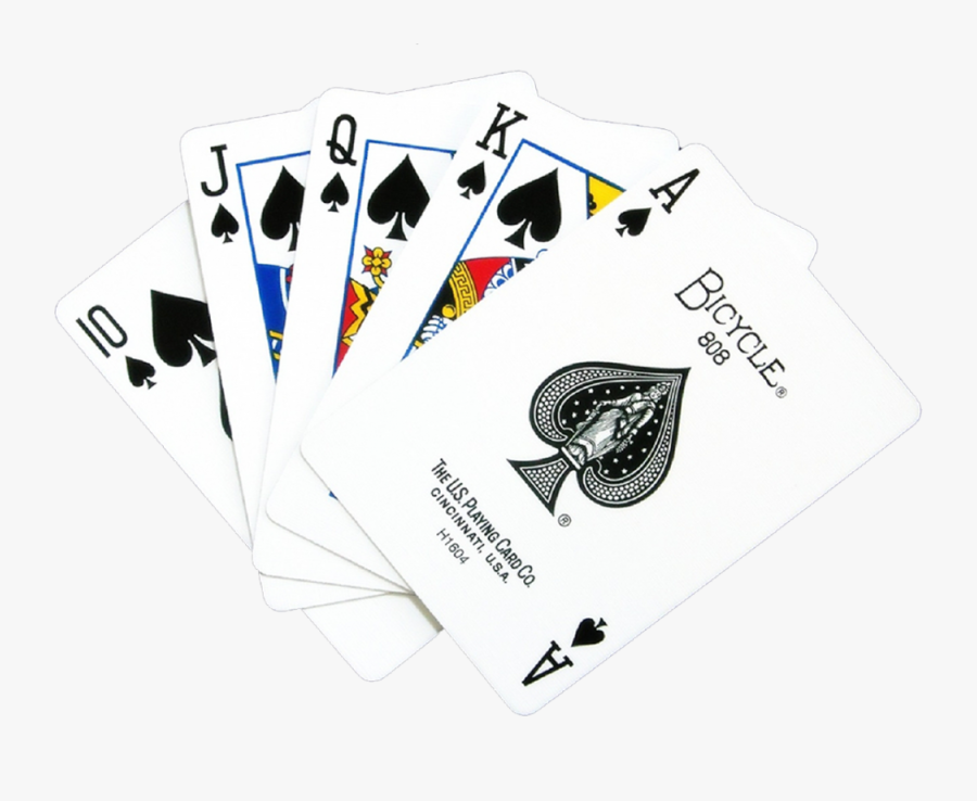 Transparent Flush Clipart - Playing Cards, Transparent Clipart