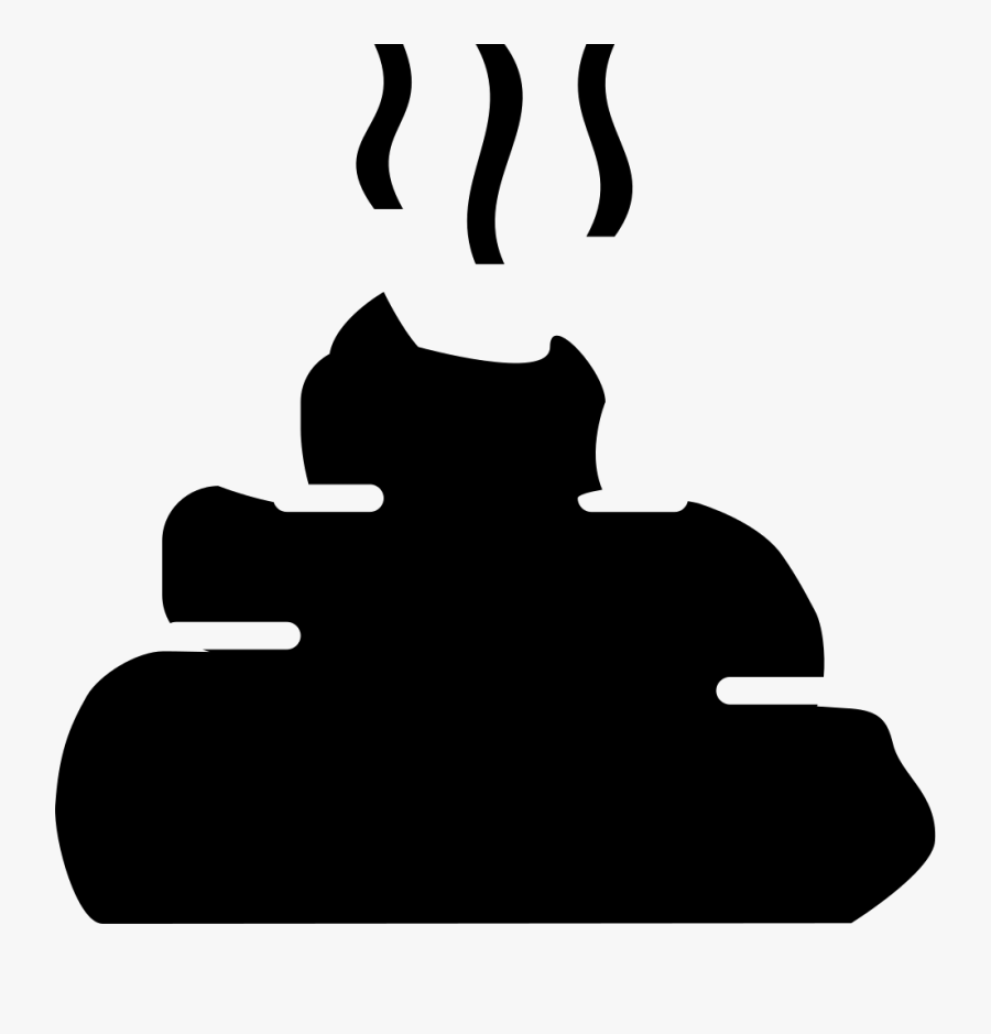 Shit Vector Silhouette - Clip Art, Transparent Clipart