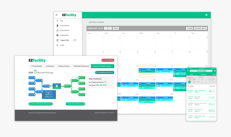 Rink Management Software - Gym Management Software Scheduling, Transparent Clipart
