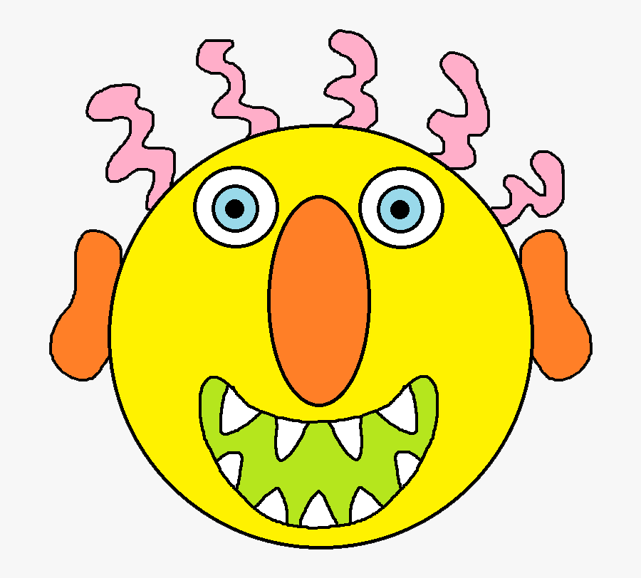 Clip Art Glad Monster, Transparent Clipart