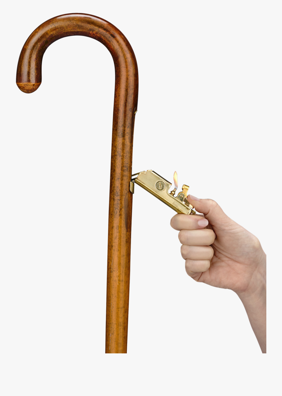Cigar Lighter Cane Antique Walking Canes , Free Transparent Clipart
