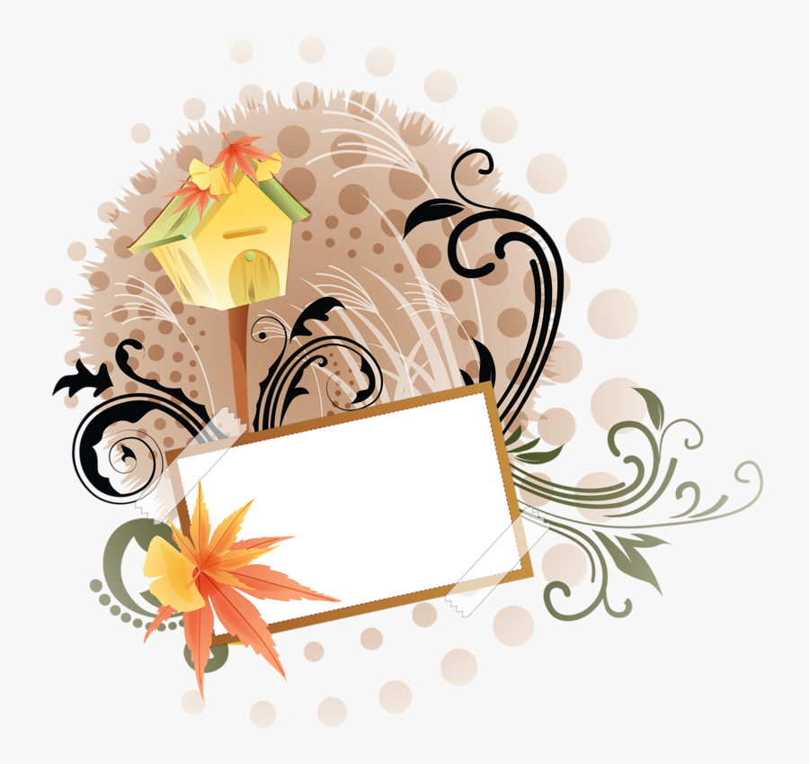 Page Vector Graphic Design - فرا رسیدن پاییز مبارک, Transparent Clipart