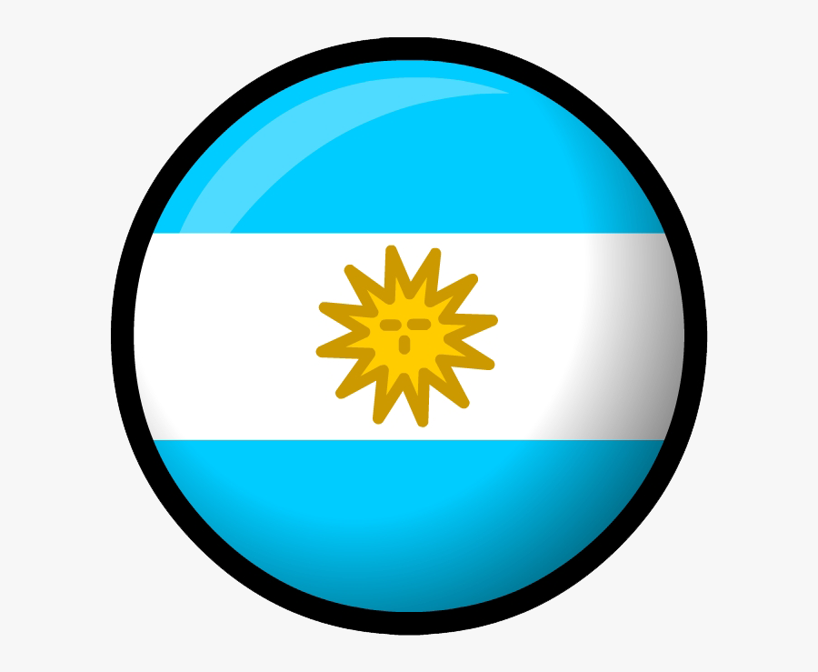 Argentina Flag - Banderas Club Penguin, Transparent Clipart