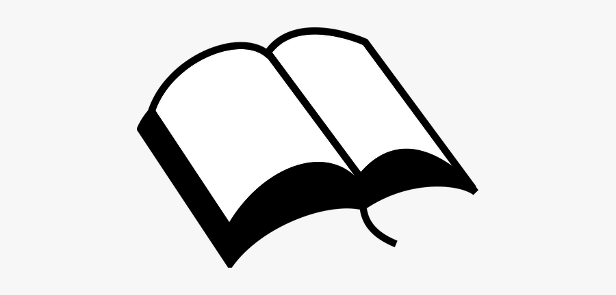 Vector Graphics Of Open Book - Open Bible Clip Art, Transparent Clipart