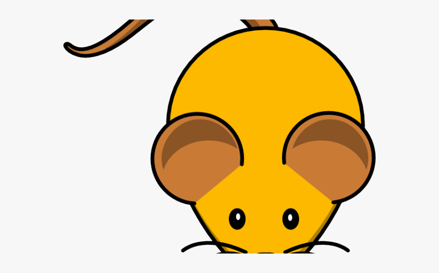 Simple Clipart Mouse Cartoon, Transparent Clipart
