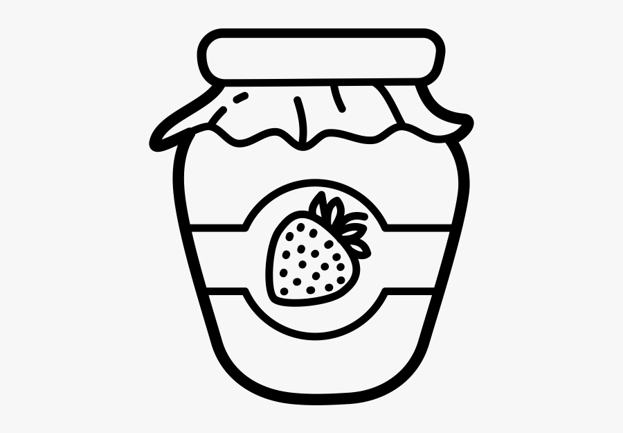 "
 Class="lazyload Lazyload Mirage Cloudzoom Featured - Strawberry Jam Clipart Black And White, Transparent Clipart