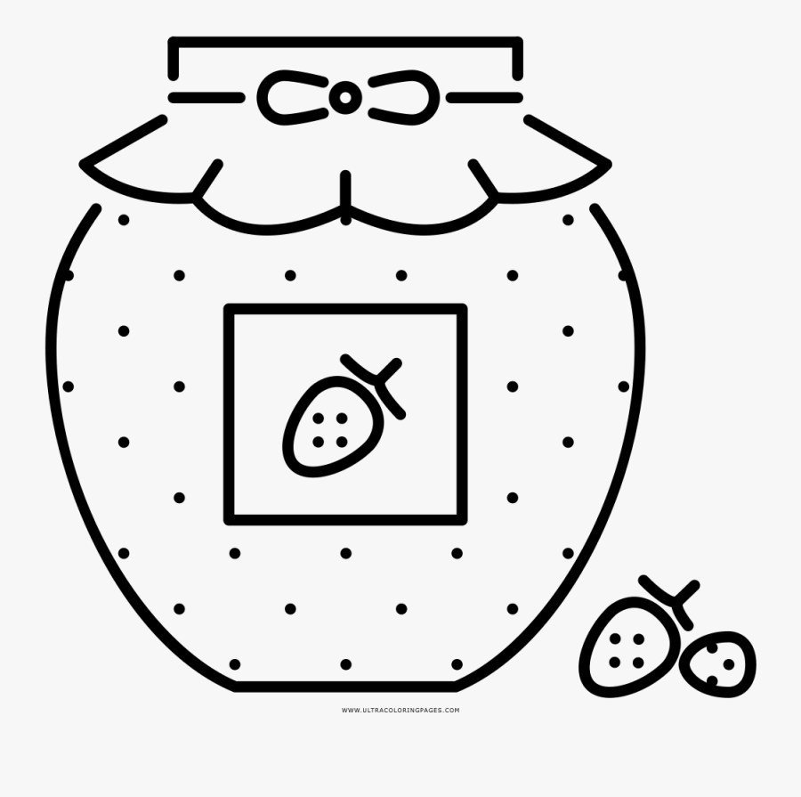 Transparent Strawberry Jam Clipart - Marmellata Disegno, Transparent Clipart