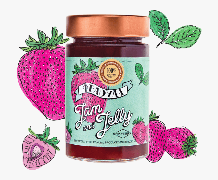 Strawberry Spread - Cream, Transparent Clipart