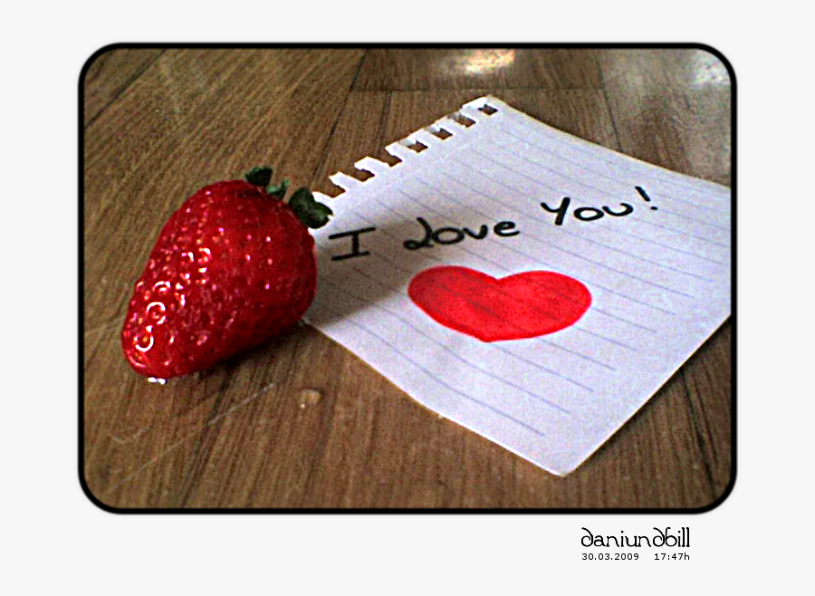 Strawberry Love, Transparent Clipart
