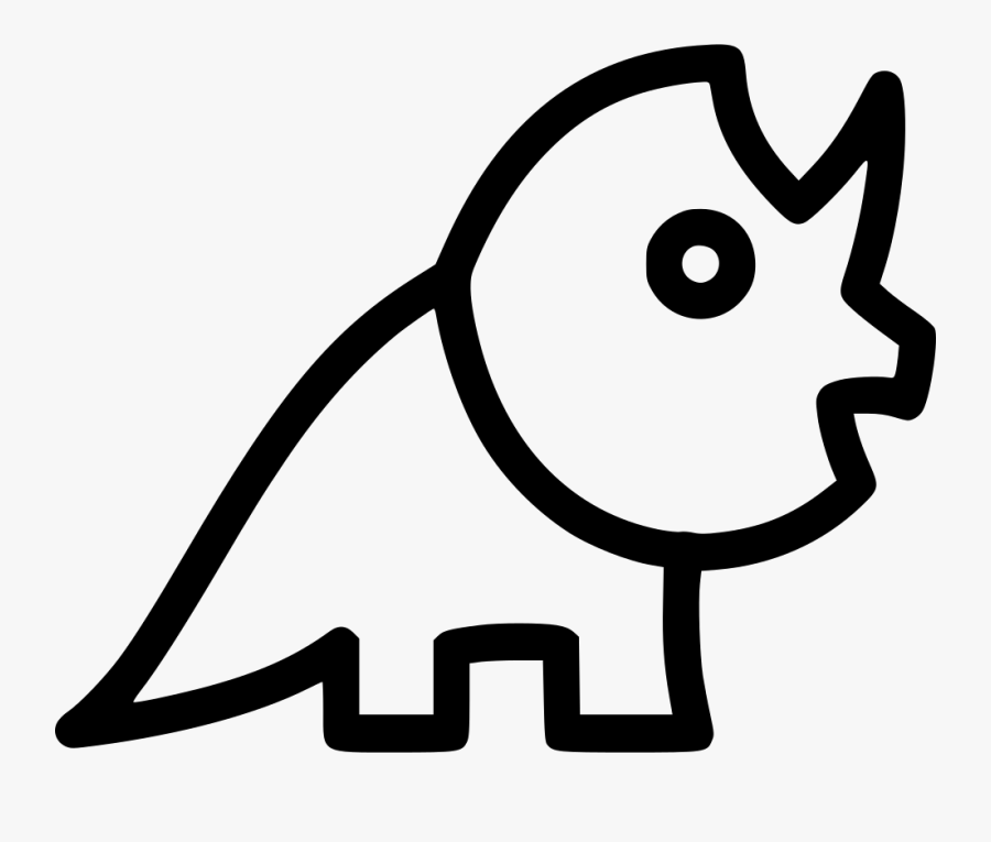 Dinosaur Svg Hand Drawn - Dinosaur Ico, Transparent Clipart