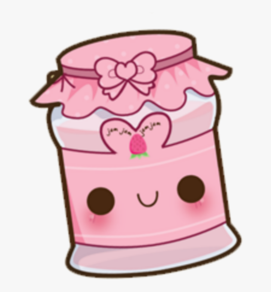 #mq #pink #strawberry #bottle #bottles #jam - Cosas Png Tumblr Donas, Transparent Clipart